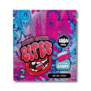 bitez delta 8 + delta 9 + thcp 2000mg gummies cotton candy