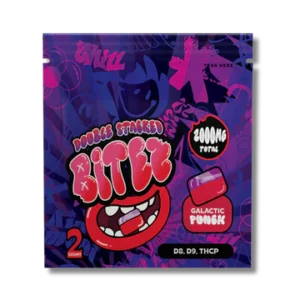 bitez delta 8 + delta 9 + thcp 2000mg gummies galactic punch